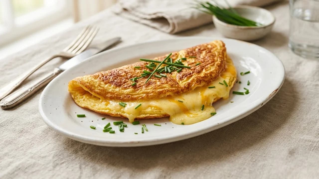 Омлет с сыром